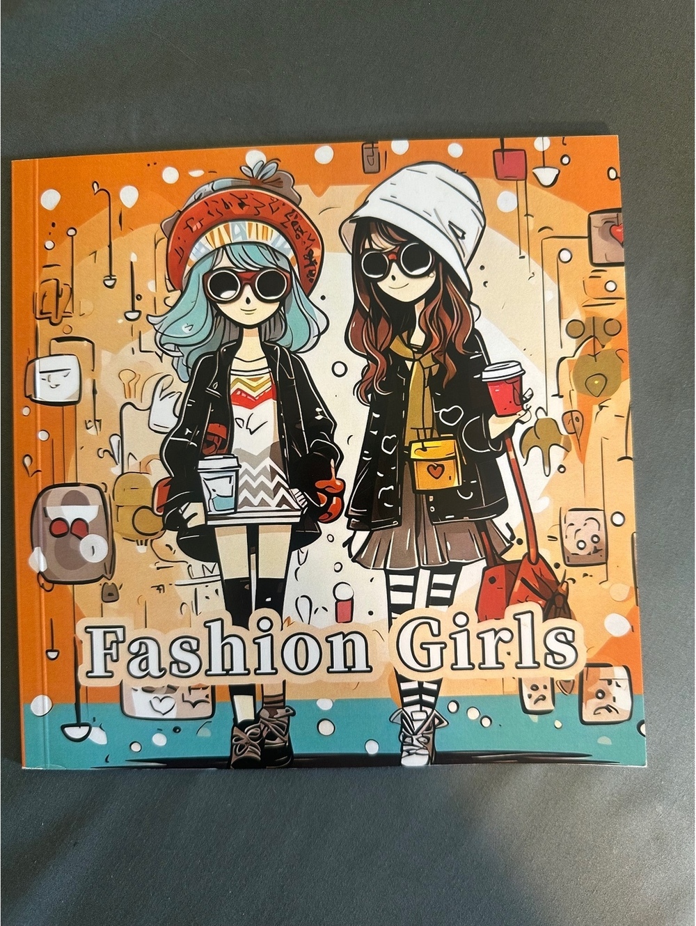 Fashion Girls Coloring Book